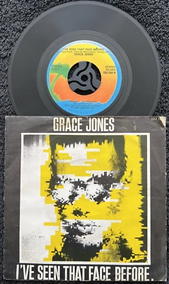 Grace Jones – I've Seen That Face Before / Demolition Man 7'' IMPORT 1981 TESTED - Image 1 of 4