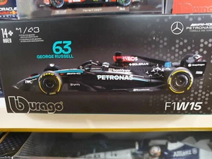 FORMULA 1 MERCEDES W15 1:43 GEORGE RUSSELL 2024 - BURAGO MISB - Imagen 1 de 1