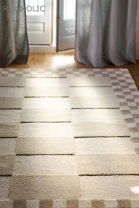 New Hand Tufted Woolen Area Rug ANTHRO CHARLIE Luxurious Carpet for Living Room - Picture 1 of 5