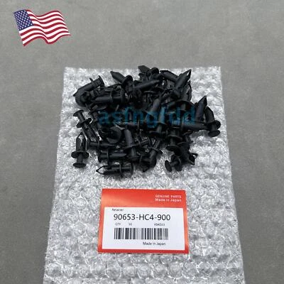 NUEVO 50 piezas Clips de retención ATV Pin de empuje Protector contra salpicaduras Panel de carrocería para Honda 8 mm EE. UU. Foto 1 de 4