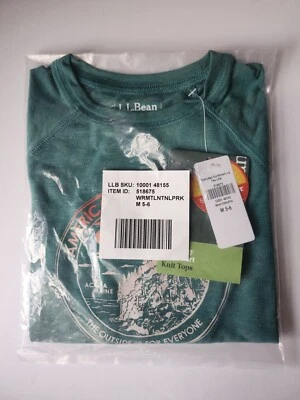 Camiseta de manga larga para niños talla M 5-6 LL Bean Everyday Sunsmart Arcadia National Foto 1 de 2