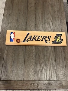 Custome Carved NBA Los Angeles Lakers 22 X 5.5” wooden sign - Picture 1 of 3