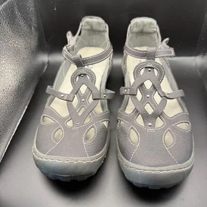 Sandali Jbu By Jambu donna Sydney memory foam grigio con cinturino a T taglia 10M - Foto 1 di 7