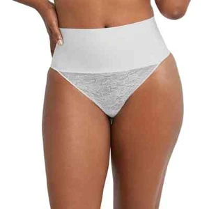 Maidenform DM0049 feste Formen Tanga Höschen kühler Komfort klein weiß - Bild 1 von 3
