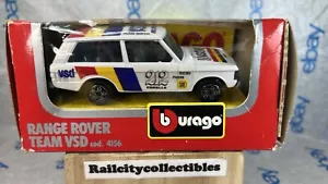 Vintage 1983 Burago Range Rover Team VSD ~ 1:43 ~ pressofuso ~ 4156 (leggi!) - Foto 1 di 24
