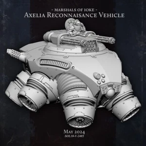 Marshals of Ioke - Axelia Reconnaisance Vehicle/TTRPG/Wargaming/Grimdark/Solwyte - Imagen 1 de 2