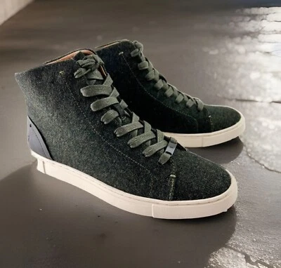 Frye 女式 Ivy 高帮运动鞋 8.5 M 码橄榄绿 — 第 1/4 张图片