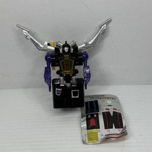 1985 Transformers G1 Insecticon Shrapnel Action Figure + Sticker Sheet Beetle - Picture 1 of 6