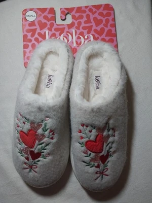 Zapatillas Kooba Talla S 5-6 Gris Jaspeado Bordadas Corazón Imitación Piel Suela Gruesa NUEVAS Foto 1 de 4