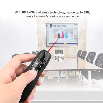New Wireless USB Receiver Presenter Pointer Pen Page Turning Pen Remote Control - Image 1 of 4