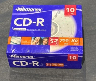 Memorex CD-R Lightscribe  / 52x / 700MB / 80Mins -sealed Writable Retro Discs - Image 1 of 4