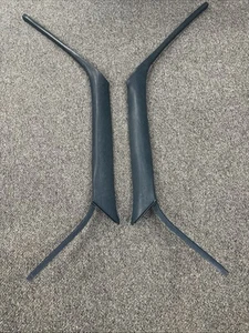 1988-1994 Chevy GMC C/K 1500 Silverado Sierra Pair, A Pillar Trim Panel Blue - Picture 1 of 9