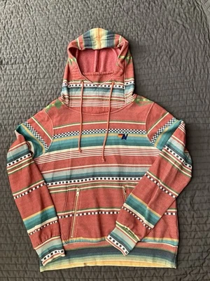 Sudadera con Capucha Aviator Nation Ninja Serape Tulum Boho Azteca Unisex Talla Mediana Foto 1 de 4