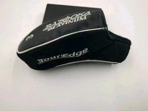 Golf Club Head Cover - Tour Edge Bazooka Platinum #3 Hybrid - Black/Sil -HC10 - Picture 1 of 7