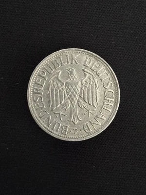 F 1973 alemán 1 marco cobre-níquel Foto 1 de 2