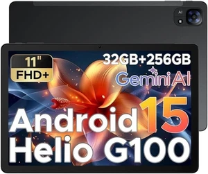 DOOGEE Tab E3 Android 15 AI Tablet 2025, 32GB+256GB/2TB, 11 Inch FHD+& 90 Hz, He - Picture 1 of 9