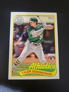 2024 Topps Series 1 - 1989 Topps Baseball Tyler Soderstrom #89B-100 (RC) - Picture 1 of 10