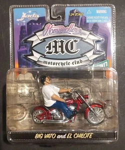 JADA TOYS Homie Rollerz MC Motorcycle Club Big Vato And El Chilote NEW 2005 - Picture 1 of 3