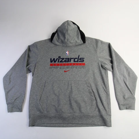 Washington Wizards Nike NBA Authentics Dri-Fit Sweatshirt Men's Gray Used Cover