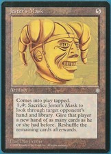 Jester's Mask Ice Age NM Artifact Rare MAGIC MTG CARD (ID# 249080) ABUGames