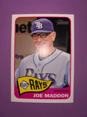 2014 Topps Heritage Joe Maddon #66 Tampa Bay Rays - Image 1 of 2