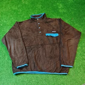 Patagonia Synchilla maglione uomo pullover medio snap-T casual pile outdoor - Foto 1 di 14