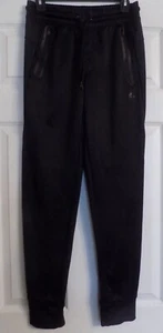 Men's RBX X Dri Joggers Pants Cuffed Slash Zip Pockets Black Size S Drawstring - Picture 1 of 7