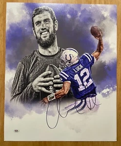 Andrew Luck Autographed 16x20 Photo NFL Indianapolis Colts PSA/DNA COA - Picture 1 of 3