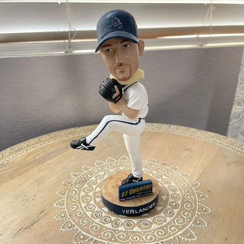 JUSTIN VERLANDER Detroit Tigers Lakeland Flying Tigers Bobblehead Limited Rare Cover
