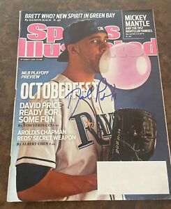 DAVID PRICE signed Sports Illustrated , 10/11/2010Tampa Bat Rays