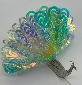 Golden Peacock 3D Pop Up Card Love Valentine's Day Colorful Bird - Picture 1 of 4