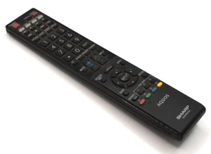 Genuine Sharp GA935WJSA Original OEM AQUOS TV Remote Control Black - Picture 1 of 2