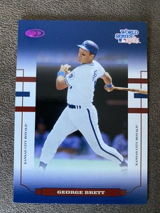 2004 Donruss World Series Purple Holofoil Ser #ed 21/100 George Brett #WS-65 HOF