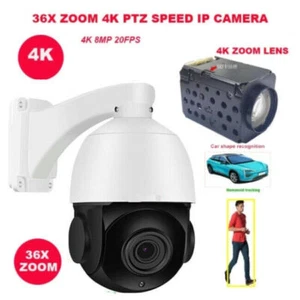 Camhi 36x Zoom 4K 8MP POE Wifi Auto Humanoidenerkennung PTZ-Kamera 2-Wege-Audio - Picture 1 of 6