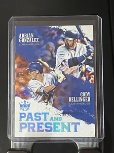 2018 Diamond Kings Past and Present Adrian Gonzalez Cody Bellinger #PP3 /25 - Picture 1 of 2