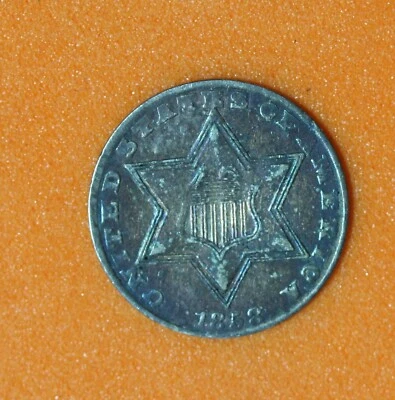 ESTATE FIND 1858 Three Cent Silver!! #K23180 - Image 1 of 2