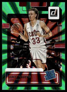 2022-23 Donruss Holo Rated Rookie Laser Green Luke Travers #248