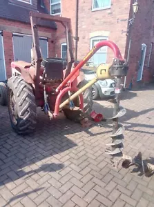 Howse Post Hole Digger Borer Tractor Mounted PTO Hole Borer 12" and 9" Augers - Picture 1 of 9