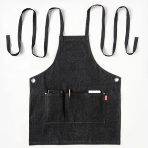 Stone Apparel Men Women Denim Apron Kitchen Cooking Apron, Great Condition - Picture 1 of 11