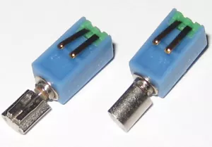 2 x cercapersone/cellulare micro motore vibrante - da 1V a 3V DC - 0,05 once - 0,4" L - Foto 1 di 6