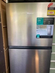 Hisense 326L Top Mount Fridge - Stainless -Flawless Condition - Picture 1 of 7