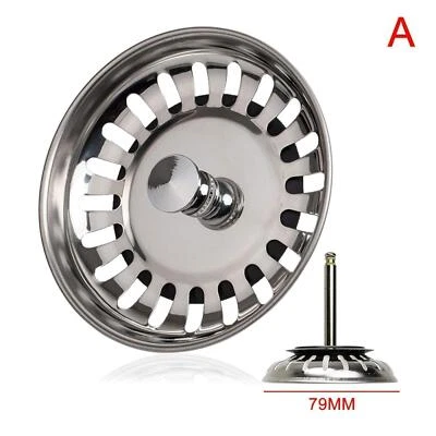 Für Blanco Ersatz Küchenspüle Siebkörbchen Siebkorbs Ablaufstopfen - 79mm - Bild 1 von 4