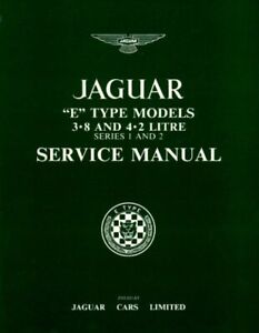 Jaguar E-Type 3.8/4.2 Serie 1&2 WSM SC, Taschenbuch von Brooklands Books Ltd.,...