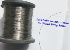 2M dia 0.6mm round cut wire Element Kit for Shrink Wrap Sealer+10pcs eyelets - Picture 1 of 1