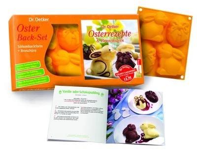 Oster Back-Set, Silikonbackform: Mit Broschüre "Backen zu Ostern". 20 Rez - Bild 1 von 4