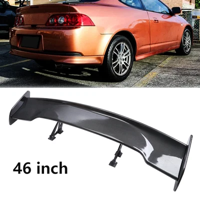 For Acura Integra RS 47" Fiber Rear Trunk Spoiler Wing Adjustable GT-Style Foto 1 de 4