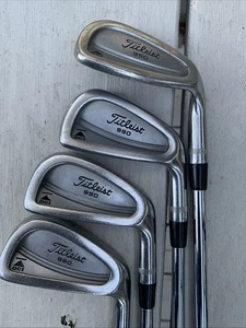 Titleist 990 DCI Golf Clubs 4-pc Irons 5,6,7, PW S300 Stiff Steel Shafts RIGHT - Picture 1 of 15