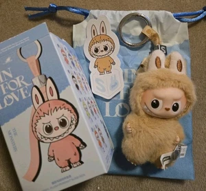 Pop Mart Labubu Beige Monsters Pin for Love – Letter "S" Confirmed Authentic - Picture 1 of 4