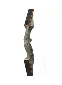 Black Hunter 60" Takedown Longbow 20-60lbs RH LH Archery Genuine UK seller - Picture 1 of 5