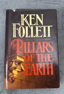 Pillars Of The Earth by Ken Follett 1989 HC DJ 1989 First Edition Free Shipping - Bild 1 von 13